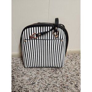 Miztique Black & White Convertible Backpack Purse  11 x 10 x 4 inches
